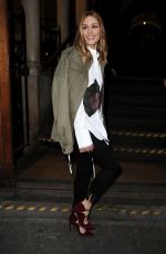 OLIVIA PALERMO at London Fashion Week 02/18/2017