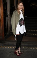 OLIVIA PALERMO at London Fashion Week 02/18/2017