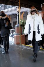 OLIVIA PALERMO Leaves National Arts Club in New York 02/10/2017