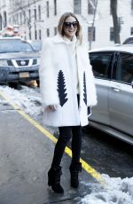 OLIVIA PALERMO Leaves National Arts Club in New York 02/10/2017