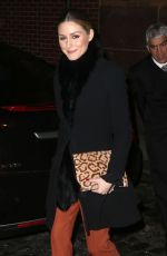 OLIVIA PALERMO Night Out in New York 02/07/2017