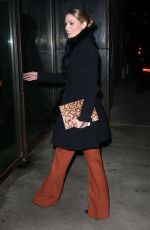 OLIVIA PALERMO Night Out in New York 02/07/2017