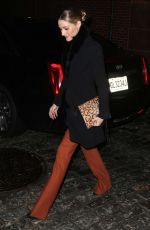 OLIVIA PALERMO Night Out in New York 02/07/2017