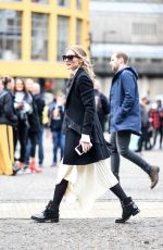 OLIVIA PALERMO Out and About in London 02/18/2017