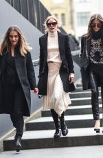 OLIVIA PALERMO Out and About in London 02/18/2017