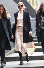OLIVIA PALERMO Out and About in London 02/18/2017