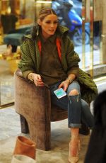 OLIVIA PALERMO Out Shopping in Milan 02/25/2017