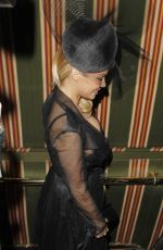 PAMELA ANDERSON Arrives at Annabells Private Members Club in London 02/07/2017