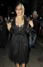 PAMELA ANDERSON Arrives at Annabells Private Members Club in London 02/07/2017