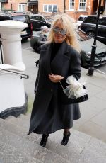 PAMELA ANDERSON Arrives at Her Hotel in London 02/23/2017