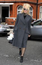 PAMELA ANDERSON Arrives at Her Hotel in London 02/23/2017