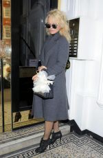 PAMELA ANDERSON Arrives at Her Hotel in London 02/23/2017