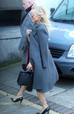 PAMELA ANDERSON Arrives at ITV Studios in London 02/13/2017