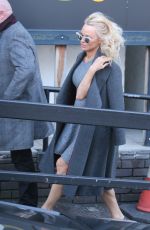 PAMELA ANDERSON Arrives at ITV Studios in London 02/13/2017