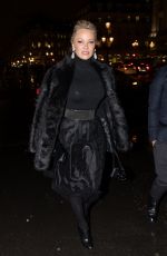PAMELA ANDERSON Arrives at The Paris Opera in Paris 03/03/2017