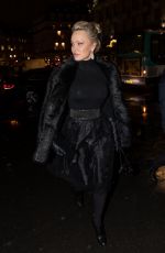 PAMELA ANDERSON Arrives at The Paris Opera in Paris 03/03/2017