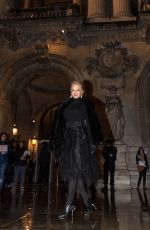 PAMELA ANDERSON Arrives at The Paris Opera in Paris 03/03/2017