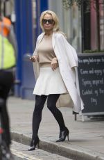 PAMELA ANDERSON Out and About in London 02/21/2017