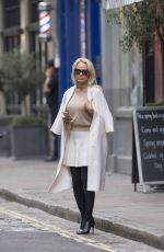 PAMELA ANDERSON Out and About in London 02/21/2017