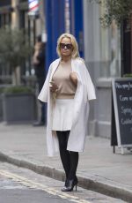 PAMELA ANDERSON Out and About in London 02/21/2017
