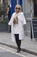PAMELA ANDERSON Out and About in London 02/21/2017