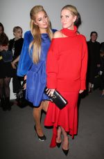 PARIS and NICKY HILTON at Oscar De La Renta Fashion Show in New York 02/13/2017