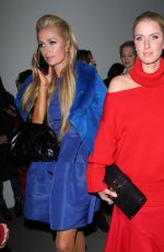 PARIS and NICKY HILTON at Oscar De La Renta Fashion Show in New York 02/13/2017