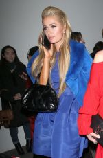PARIS and NICKY HILTON at Oscar De La Renta Fashion Show in New York 02/13/2017