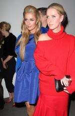 PARIS and NICKY HILTON at Oscar De La Renta Fashion Show in New York 02/13/2017