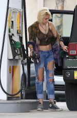 PARIS JACKSON at a Gas Station in Los Angeles 02/05/2017