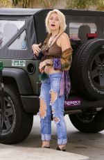 PARIS JACKSON at a Gas Station in Los Angeles 02/05/2017