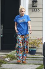 PARIS JACKSON Without Makeup Out in Beverly Hills 02/19/2017