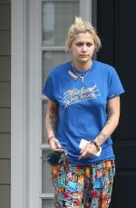 PARIS JACKSON Without Makeup Out in Beverly Hills 02/19/2017