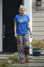 PARIS JACKSON Without Makeup Out in Beverly Hills 02/19/2017