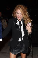 PAULINA RUBIO Leaves Catch LA in Los Angeles 02/17/2017