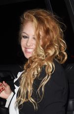 PAULINA RUBIO Leaves Catch LA in Los Angeles 02/17/2017