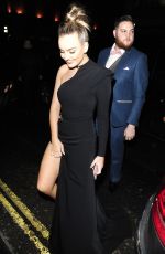 PERRIE EDWARDS Leaves Mahiki Nightclub in London 02/22/2017