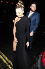 PERRIE EDWARDS Leaves Mahiki Nightclub in London 02/22/2017