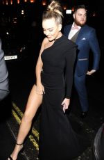 PERRIE EDWARDS Leaves Mahiki Nightclub in London 02/22/2017