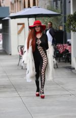 PHIBE PRICE Out in Beverly Hills 02/07/2017