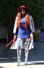 PHOEBE PRICE Out and About in Beverly Hills 02/24/2017