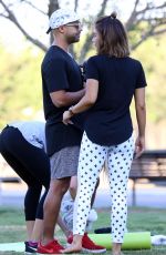 PIA MUEHLENBECK at a Yoga Event at Barangaroo in Sydney 02/16/2017