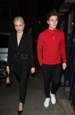PIXIE LOTT Arrives at Spencer House in London 02/23/2017