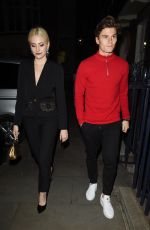 PIXIE LOTT Arrives at Spencer House in London 02/23/2017