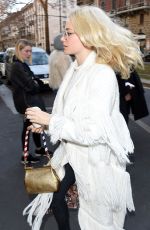 PIXIE LOTT Out and About in Milan 02/25/2017