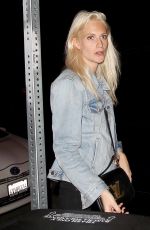 POPPY DELEVINGNE Laves a Bar in Los Angeles 02/01/2017
