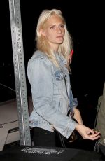 POPPY DELEVINGNE Laves a Bar in Los Angeles 02/01/2017