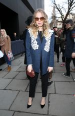 POPPY ELIZABETH JAMIE at Teatum Jones Fashion Show at London Fashion Week 02/17/