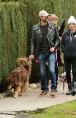 Pregnant AMANDA SEYFRIED and Thomas Sadoski Out in Hollywood 02/06/2017