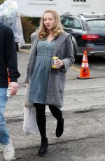 Pregnant AMANDA SEYFRIED on the Set of 